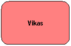 Rounded Rectangle: Vikas
