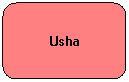 Rounded Rectangle: Usha
